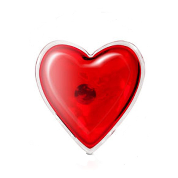 Coeur chauffant pour massage réutilisable 